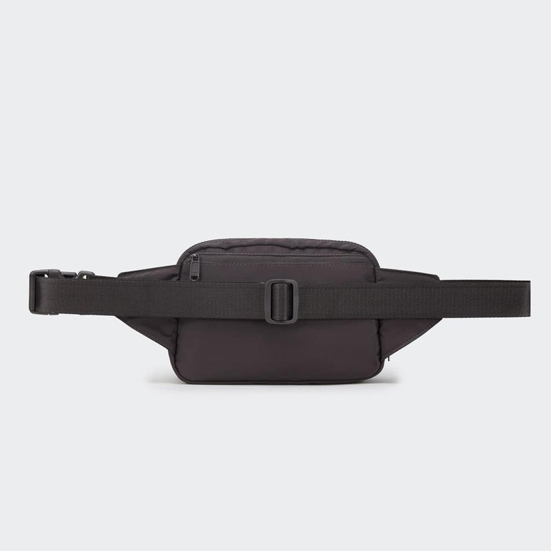 2L Nylon Belt Bag With Adjustable Strap And Two Zippered Compartments