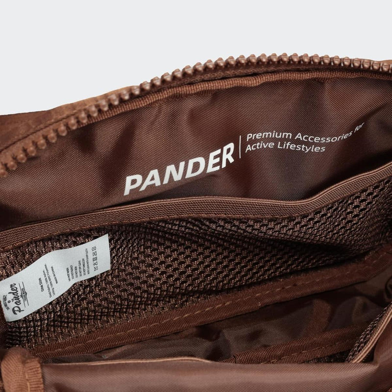 2L Nylon Belt Bag With Adjustable Strap And Two Zippered Compartments