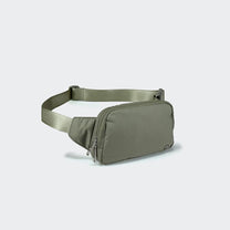 2L Nylon Belt Bag With Adjustable Strap And Two Zippered Compartments