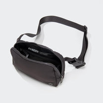 2L Nylon Belt Bag With Adjustable Strap And Two Zippered Compartments