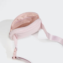 2L Nylon Belt Bag With Adjustable Strap And Two Zippered Compartments