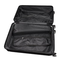 3-Piece Hard Shell Luggage Set With Spinner Wheels