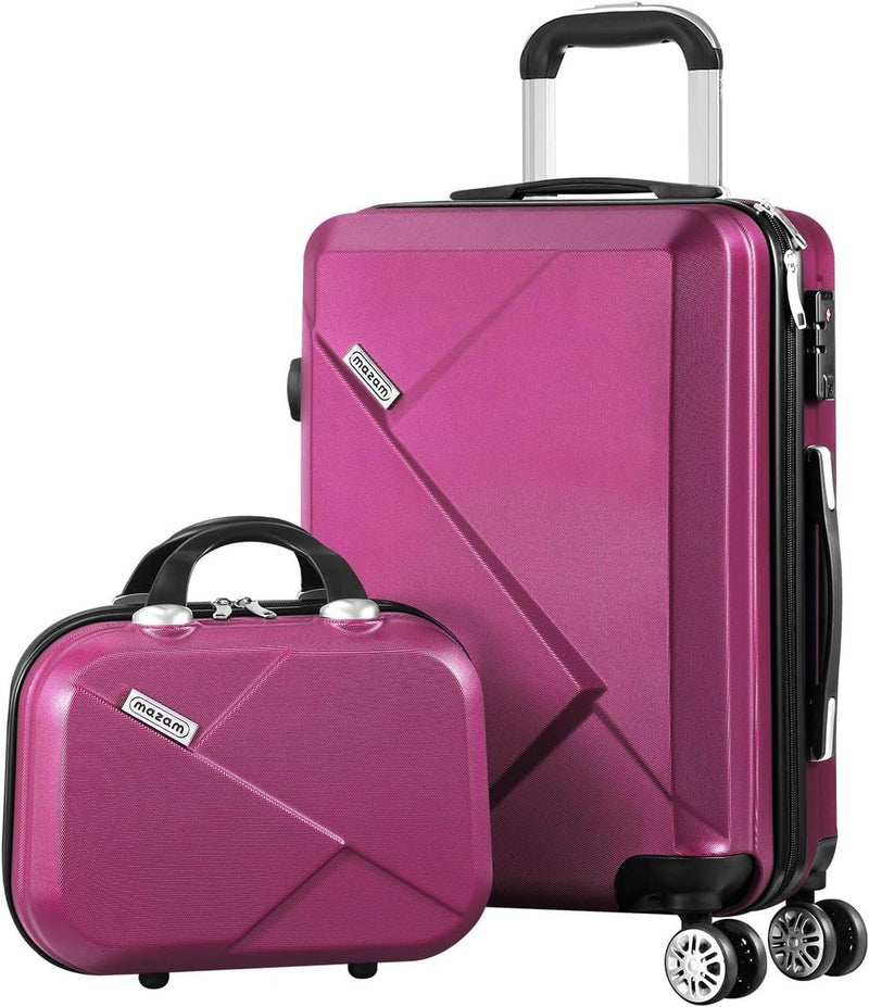 3-Piece Hard Shell Spinner Luggage Set With TSA Lock And Organised Interior