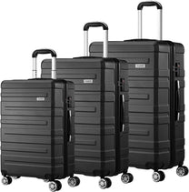 3-Piece Hard Shell Spinner Luggage Set With TSA Lock And Organised Interior