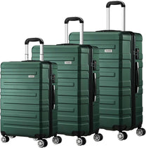 3-Piece Hard Shell Spinner Luggage Set With TSA Lock And Organised Interior