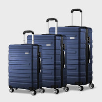 3-Piece Hard Shell Spinner Luggage Set With TSA Lock And Organised Interior