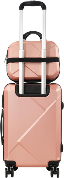 3-Piece Hard Shell Spinner Luggage Set With TSA Lock And Organised Interior