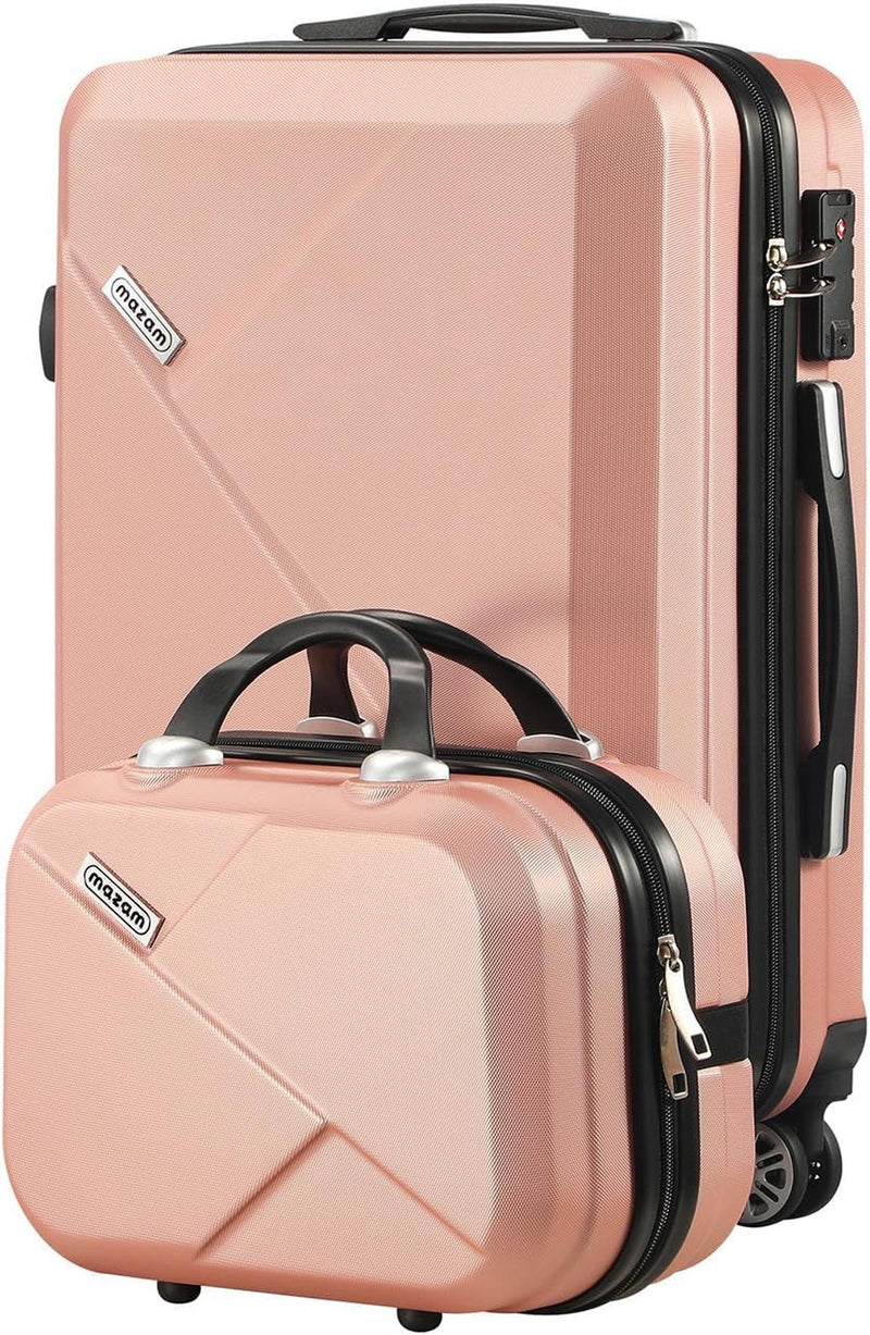 3-Piece Hard Shell Spinner Luggage Set With TSA Lock And Organised Interior