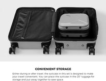 3-Piece Hard Shell Spinner Luggage Set With TSA Lock And Organised Interior
