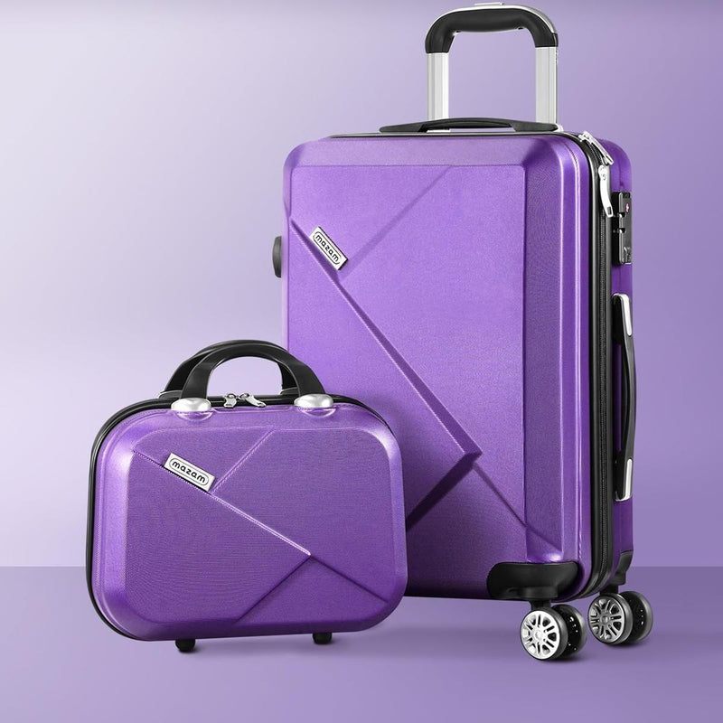 3-Piece Hard Shell Spinner Luggage Set With TSA Lock And Organised Interior