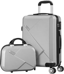 3-Piece Hard Shell Spinner Luggage Set With TSA Lock And Organised Interior