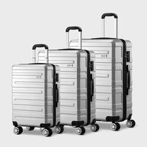 3-Piece Hard Shell Spinner Luggage Set With TSA Lock And Organised Interior