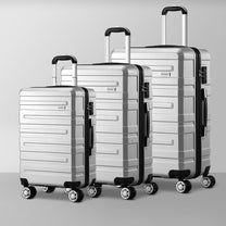 3-Piece Hard Shell Spinner Luggage Set With TSA Lock And Organised Interior