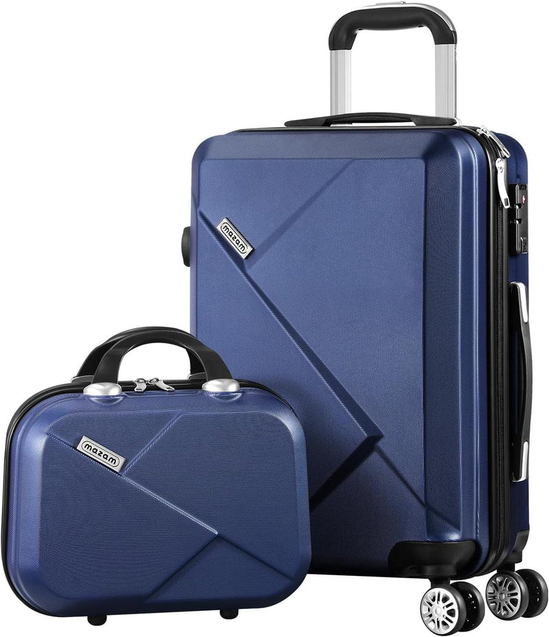 3-Piece Hard Shell Spinner Luggage Set With TSA Lock And Organised Interior
