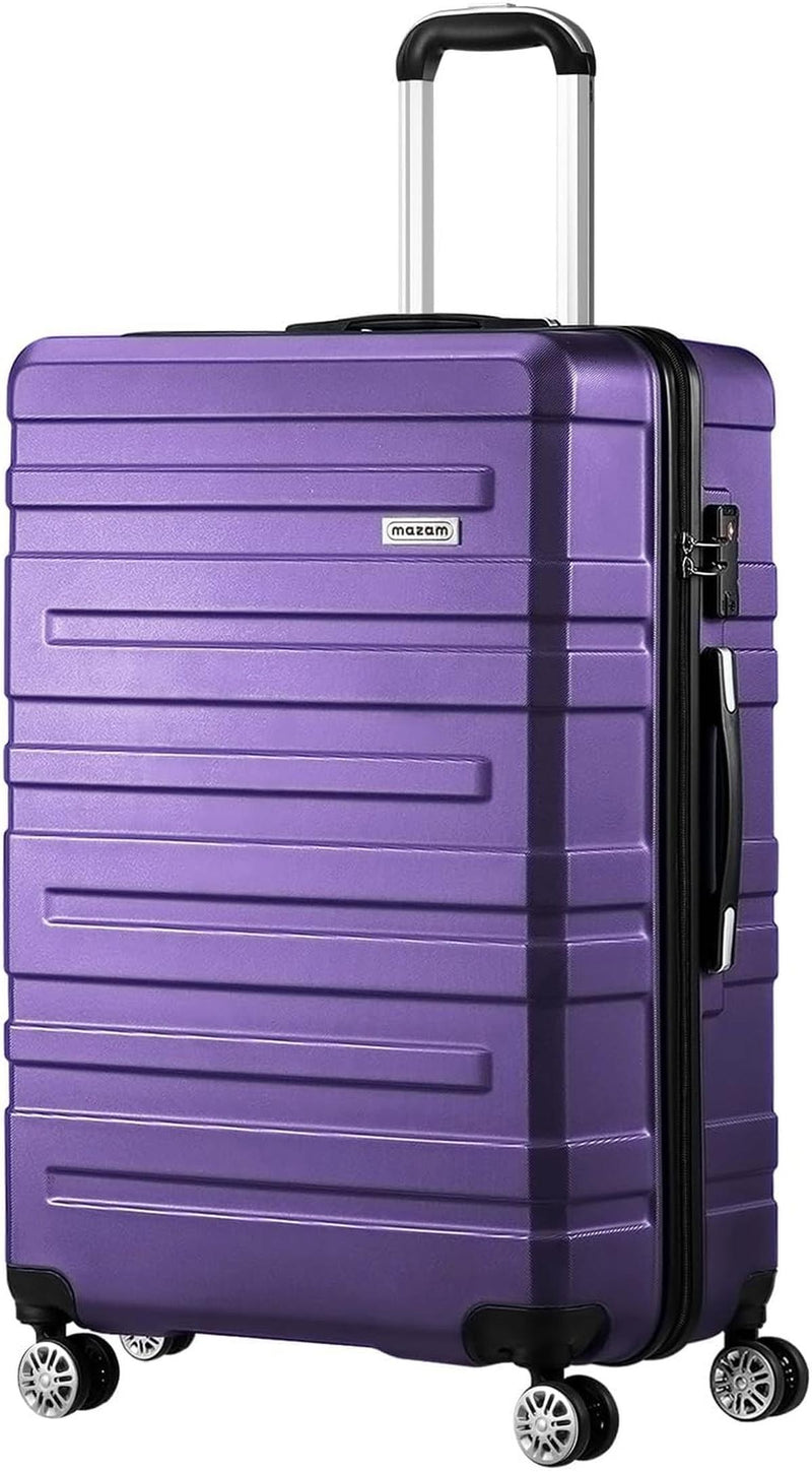3-Piece Hard Shell Spinner Luggage Set With TSA Lock And Organised Interior