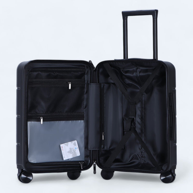 3-Piece Hardshell Luggage Set With 4-Wheel System