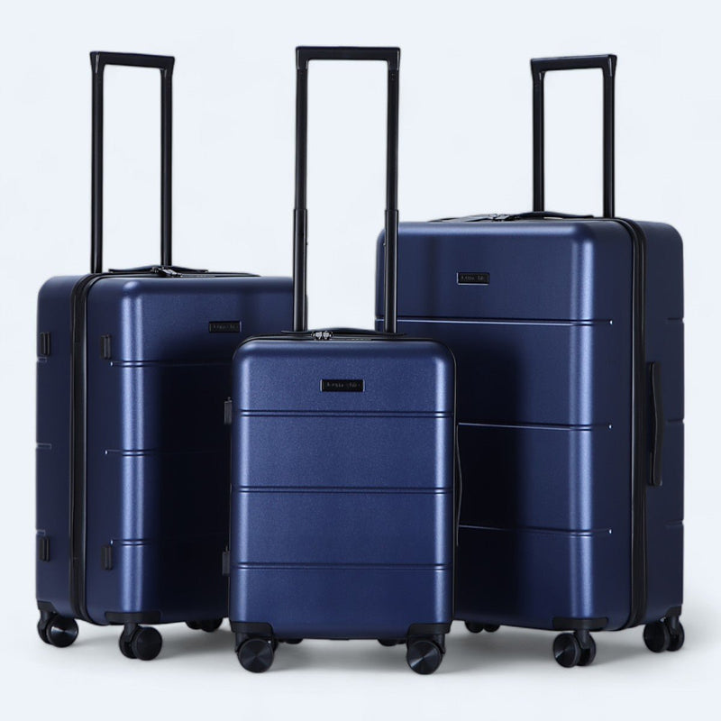 3-Piece Hardshell Luggage Set With 4-Wheel System