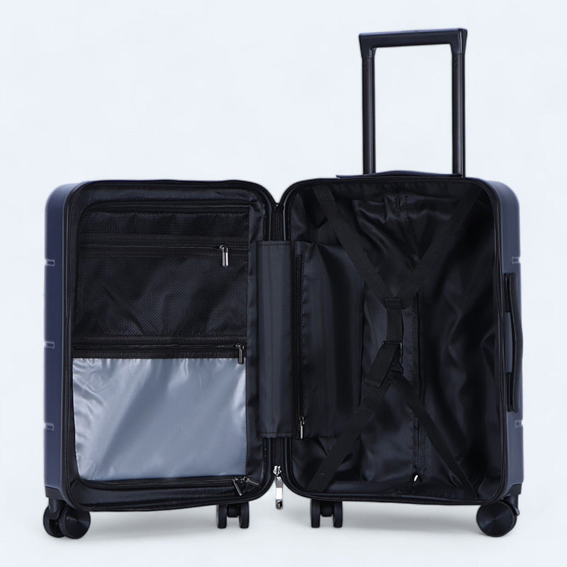 3-Piece Hardshell Luggage Set With 4-Wheel System