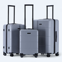 3-Piece Hardshell Luggage Set With 4-Wheel System