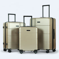 3-Piece Hardshell Luggage Set With 4-Wheel System