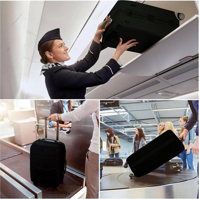 3-Piece Stretch Luggage Cover Set with Anti-Tear and Dust Protection