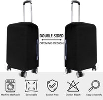 3-Piece Stretch Luggage Cover Set with Anti-Tear and Dust Protection