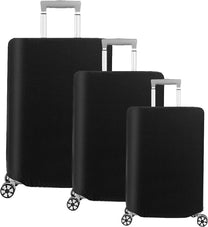 3-Piece Stretch Luggage Cover Set with Anti-Tear and Dust Protection