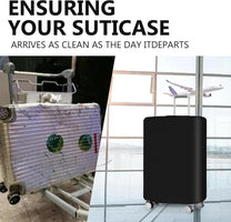 3-Piece Stretch Luggage Cover Set with Anti-Tear and Dust Protection