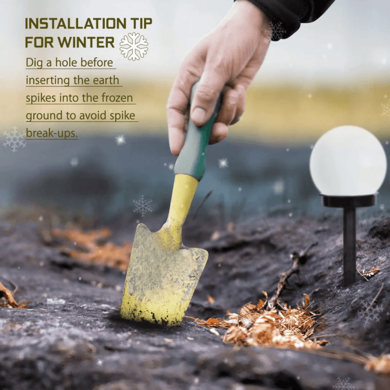 3-Piece Waterproof LED Solar Garden Lights