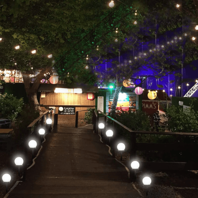 3-Piece Waterproof LED Solar Garden Lights