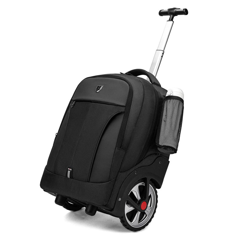 3-in-1 Laptop Backpack Trolley Suitcase With Padded Compartment