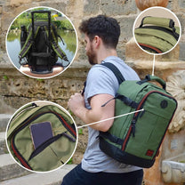 30L Mini Cabin Backpack Underseat Carry-On With Organisational Pocket