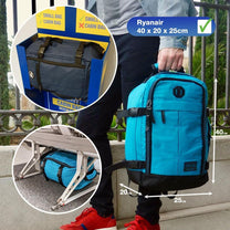 30L Mini Cabin Backpack Underseat Carry-On With Organisational Pocket