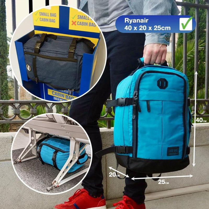 30L Mini Cabin Backpack Underseat Carry-On With Organisational Pocket
