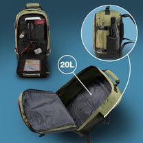 30L Mini Cabin Backpack Underseat Carry-On With Organisational Pocket