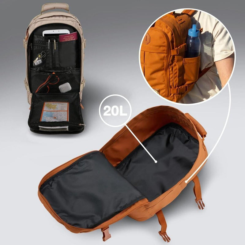 30L Mini Cabin Backpack Underseat Carry-On With Organisational Pocket