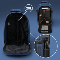 30L Mini Cabin Backpack Underseat Carry-On With Organisational Pocket