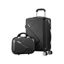 2-Piece ABS Hard Shell Luggage Set With TSA Lock And 360° Spinner Wheels