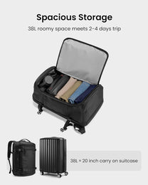 38L TSA-Friendly Travel Backpack With Laptop Compartment
