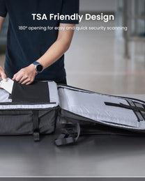 38L TSA-Friendly Travel Backpack With Laptop Compartment