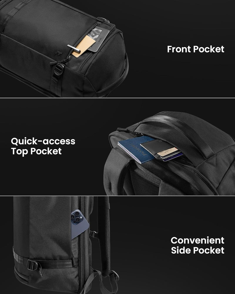 38L TSA-Friendly Travel Backpack With Laptop Compartment