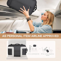 40L Expandable Waterproof Travel Backpack With USB Port And 17” Laptop Compartment - Buy One Get One Free