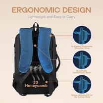 40L Expandable Waterproof Travel Backpack With USB Port And 17” Laptop Compartment - Buy One Get One Free