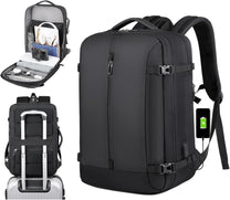 40L Expandable Waterproof Travel Backpack With USB Port And 17” Laptop Compartment - Buy One Get One Free