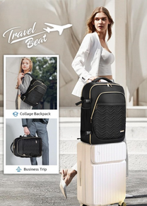 40L Travel Backpack With 6 Packing Cubes And Laptop Compartment