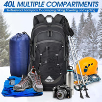 40L Waterproof Hiking And Camping Rucksack – Lightweight, Foldable, 2 For 1 Offer