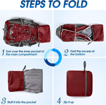 40L Waterproof Hiking And Camping Rucksack – Lightweight, Foldable, 2 For 1 Offer