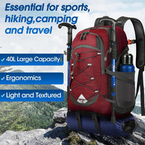 40L Waterproof Hiking And Camping Rucksack – Lightweight, Foldable, 2 For 1 Offer