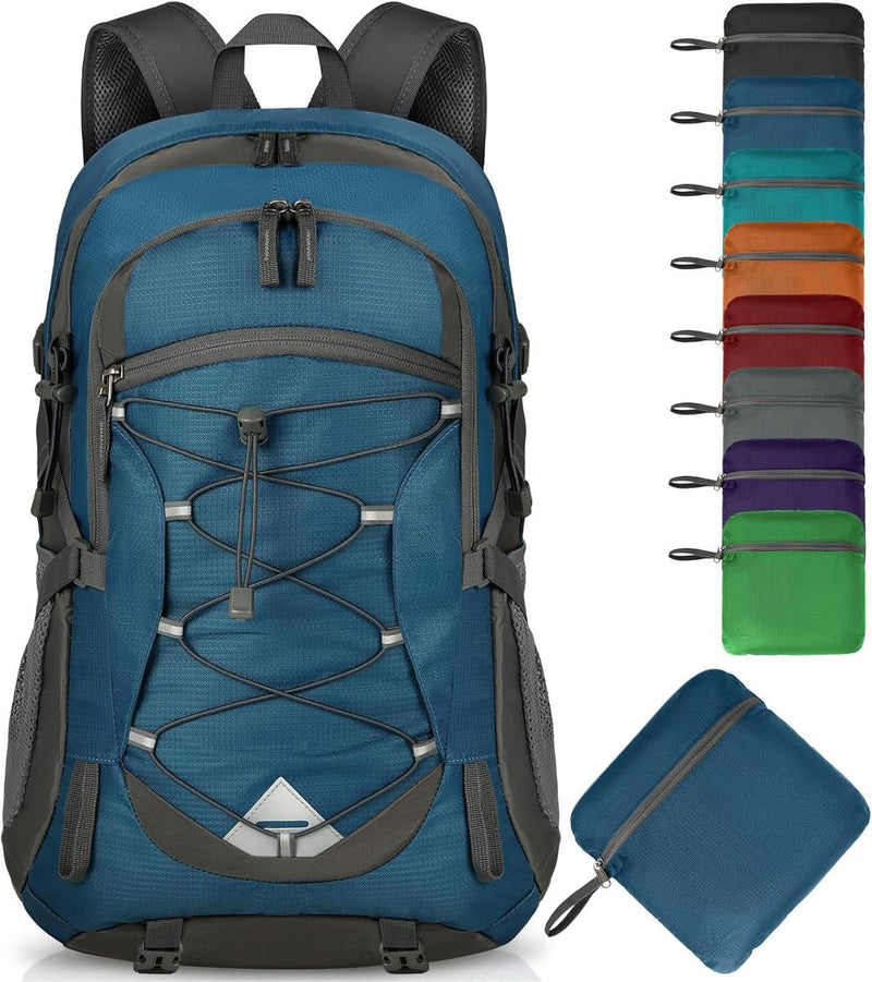 40L Waterproof Hiking And Camping Rucksack – Lightweight, Foldable, 2 For 1 Offer