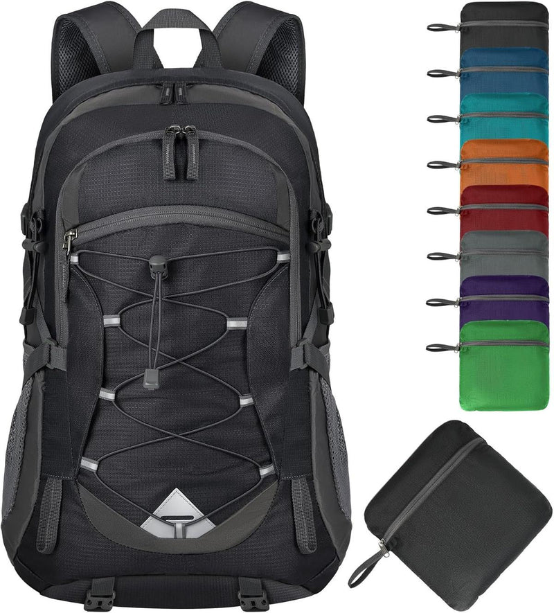 40L Waterproof Hiking And Camping Rucksack – Lightweight, Foldable, 2 For 1 Offer